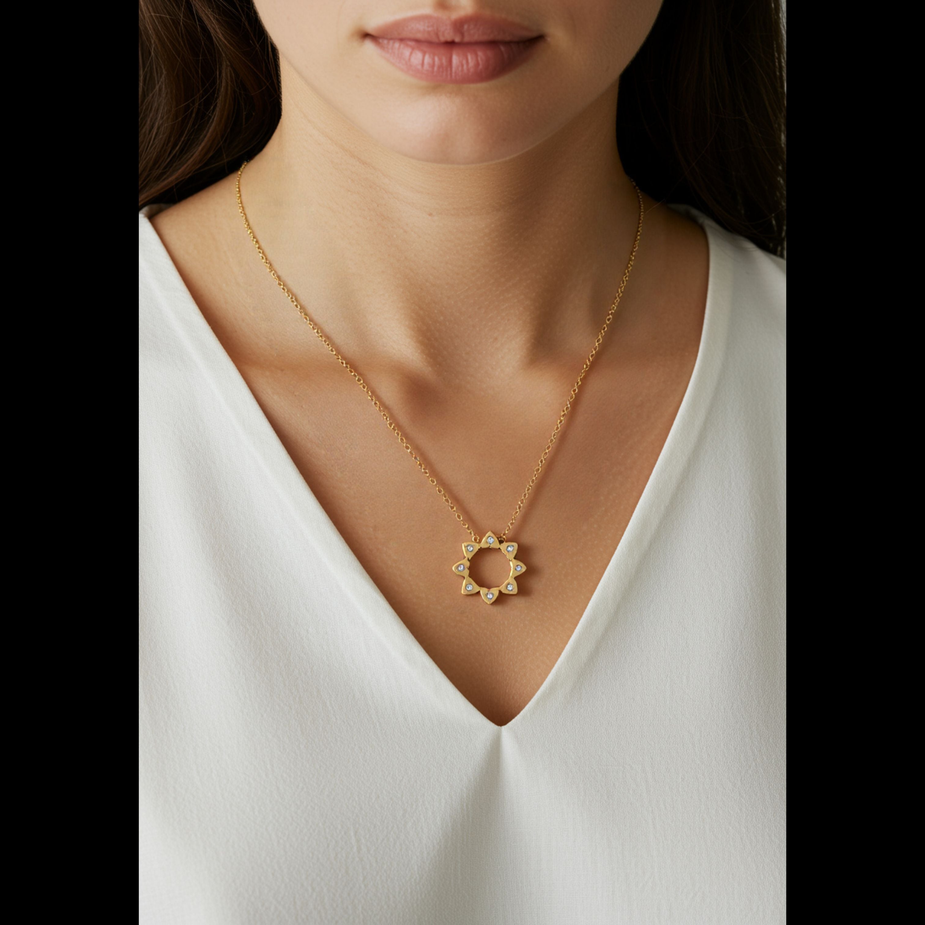 Tarohi Jewels Stainless Steel  Necklace
