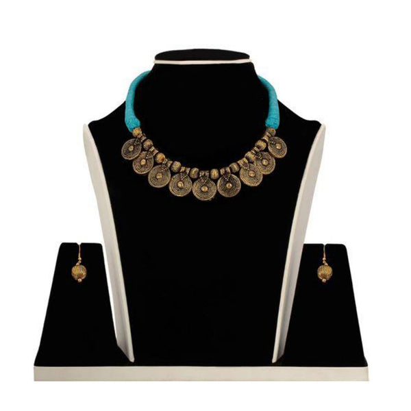 Manmayee Exports Dokra and Terracotta Necklace Set