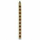 Etnico Gold Plated Rudraksha Bracelet for Men Women | Unisex Spiritual Link Kada | Traditional Beads Accessory for Grounding, Balance & Positive Energy | Meditation Yoga Wear | Gift for Men Women (MJB014ZFL)