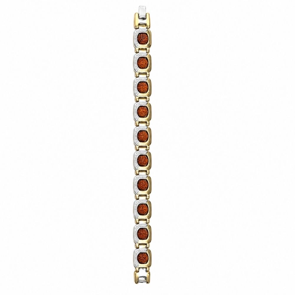 Etnico Adjustable Foldover Bracelet for Men Classic Link Chain Fashion Bracelet