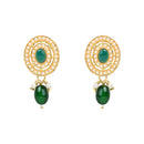 Etnico Traditional Handcrafted Pearl Necklace Jewellery Set With Earrings & Maang Tikka Set For Women And Girls (ML329G)