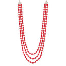 Etnico Multistrand Pearl Necklace/Dulha Moti Mala/Maharaja Haar/Groom Necklace For Men (MLP46R)