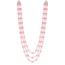 Etnico Multistrand Pearl Necklace/Dulha Moti Mala/Maharaja Haar/Groom Necklace For Men (MLP46WPi)