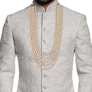 Etnico Multistrand Pearl Necklace/Dulha Moti Mala/Maharaja Haar/Groom Necklace For Men (MLP49FL)