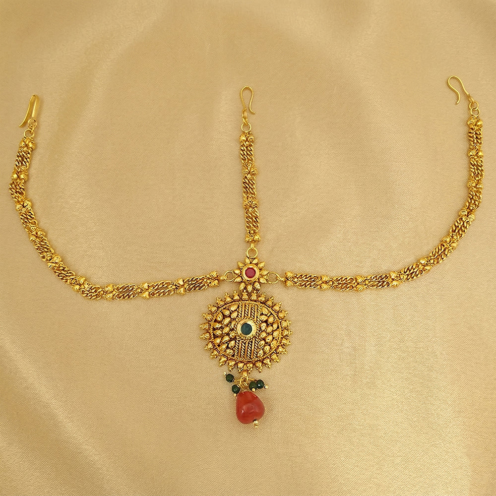 Js Fashion  Center Round style Maang tikka