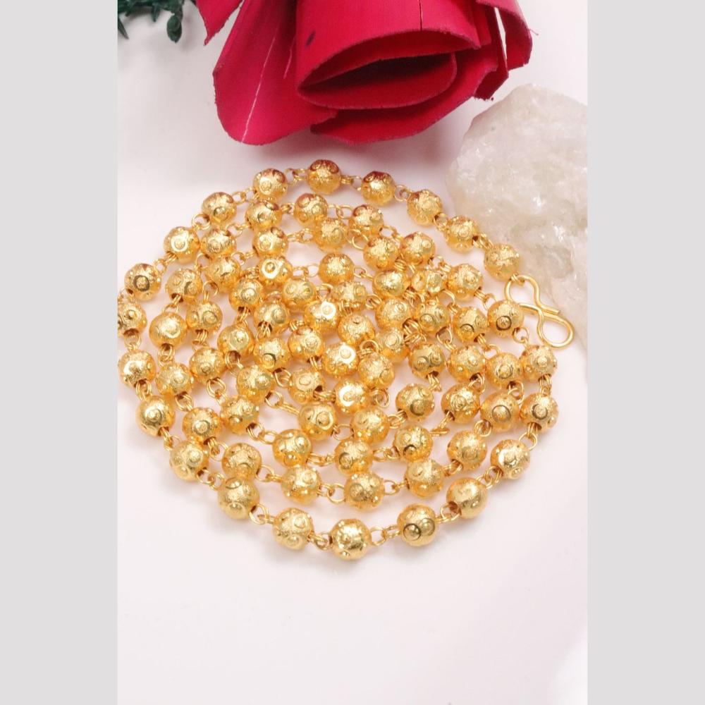 HR Sales Royal Antique Finish Gold Plated Beads Mala