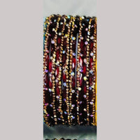 Chitra Bangles Multi Color Glass Bangle (12 Piece In One Box)