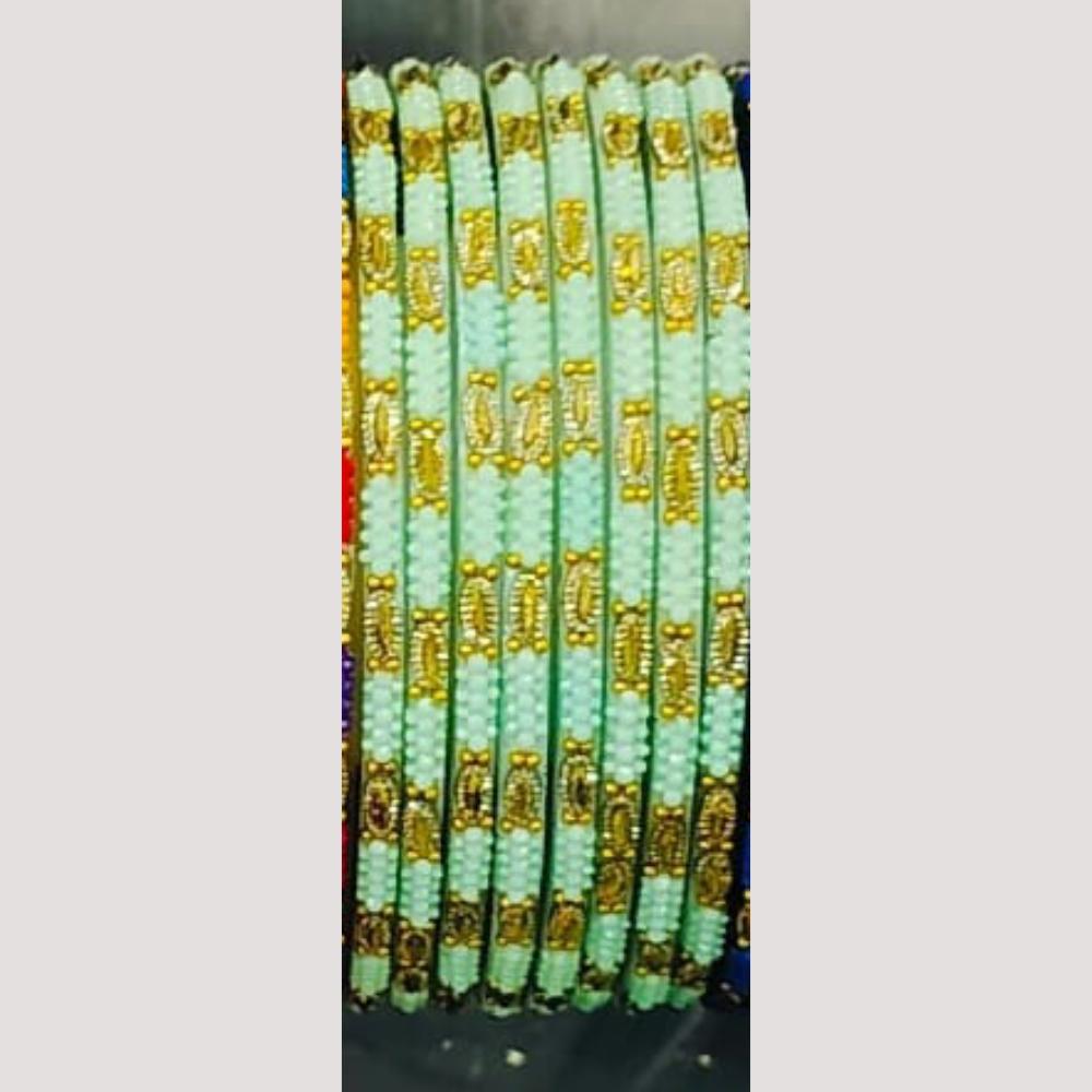 Chitra Bangles Glass Multi Color Bangle Set (12 Piece In One Box)