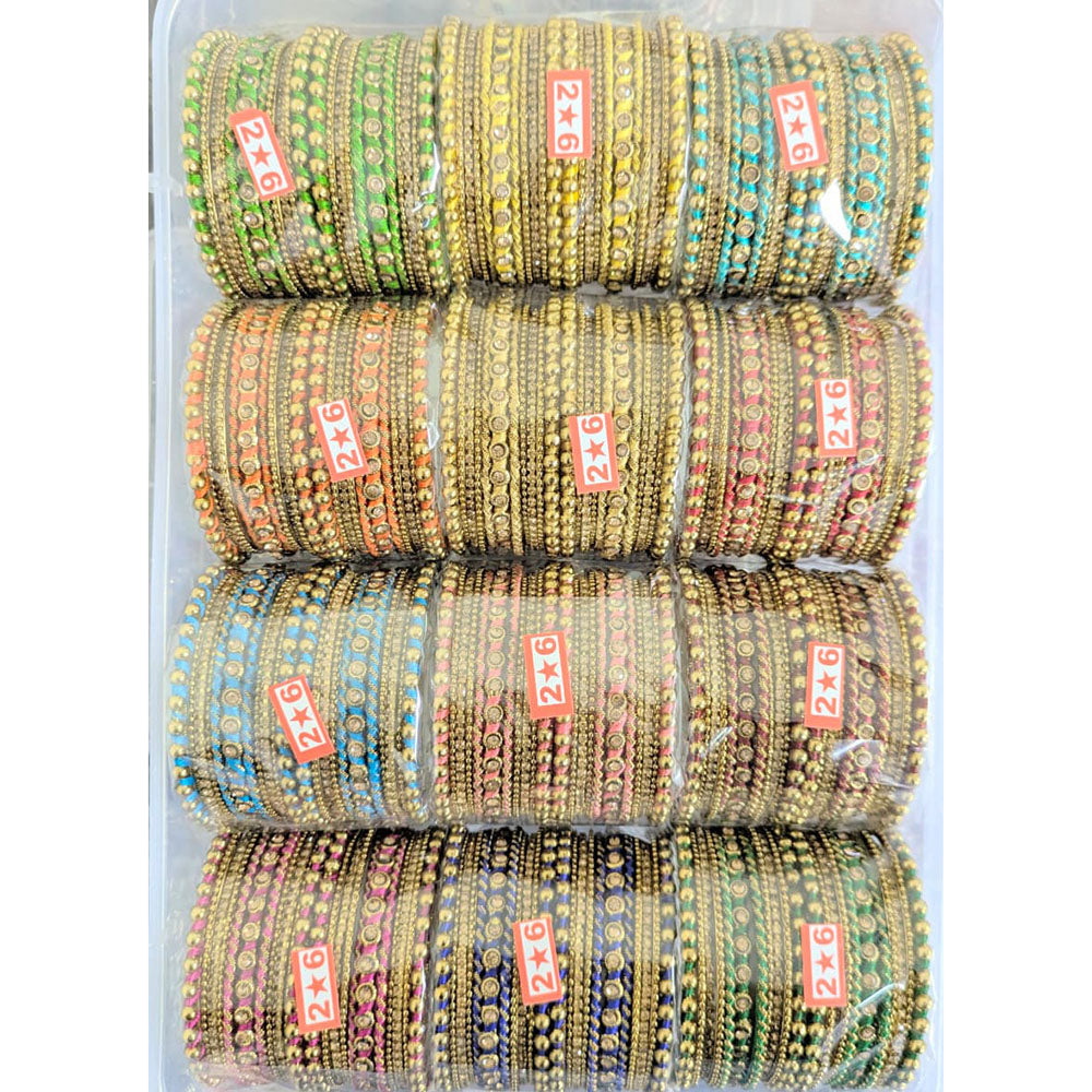 Shree Asha Bangles Festive Glow Austrian Stone Designer Bangles Set