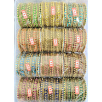 Shree Asha Bangles Festive Glow Austrian Stone Designer Bangles Set