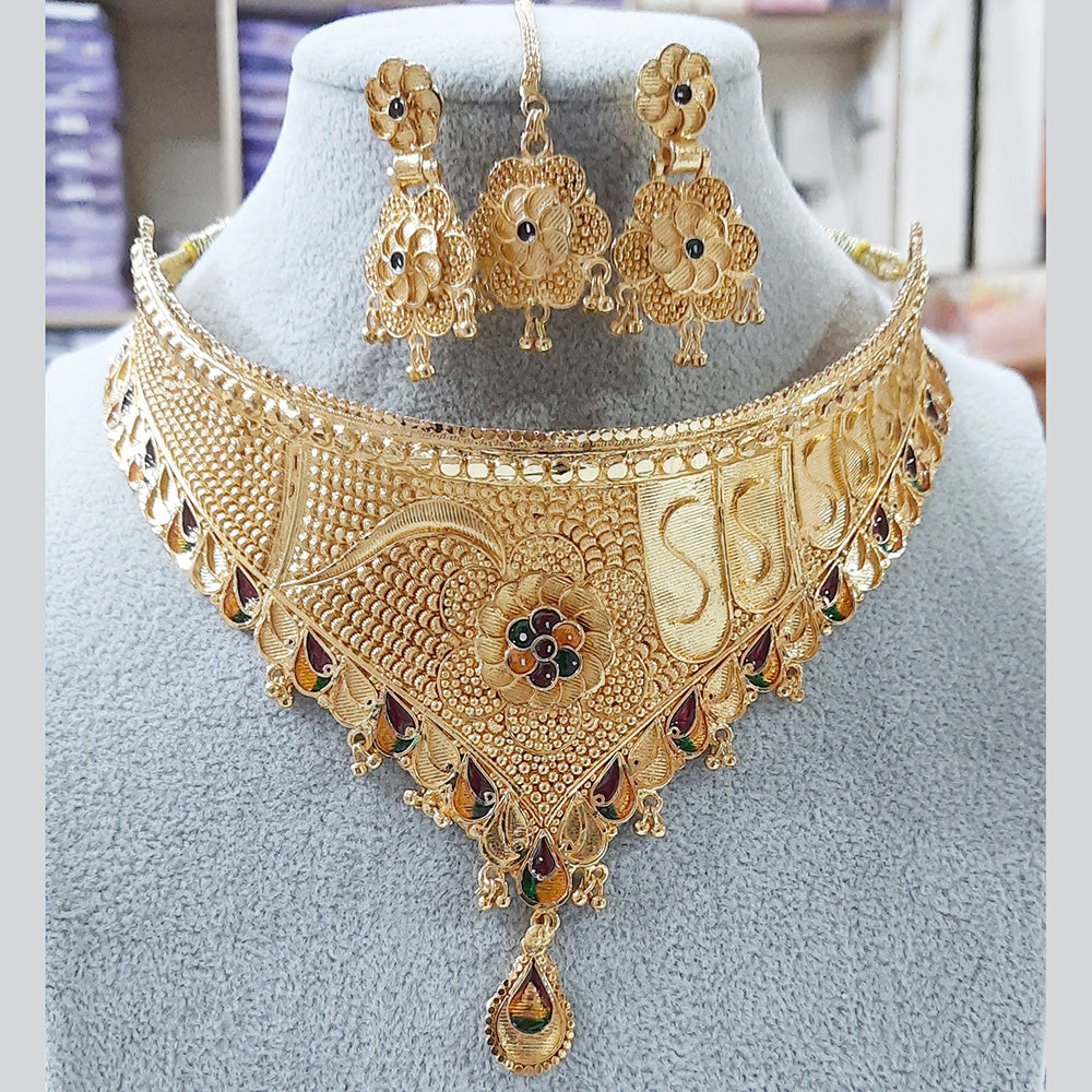 Martina Jewels Gold Plated Necklace Set