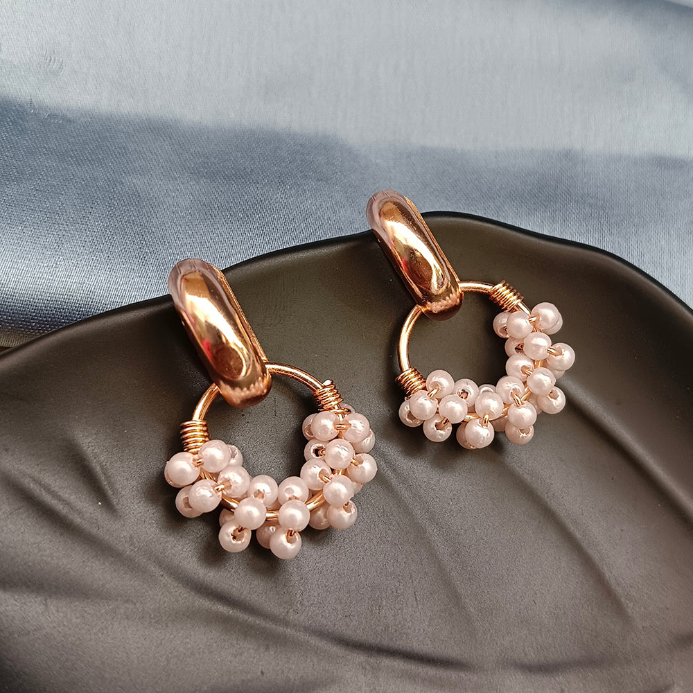 Viky Rose Gold Plated Dangler Earrings – JewelEMarket