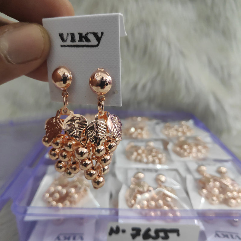 Viky Rose Gold Plated Dangler Earrings