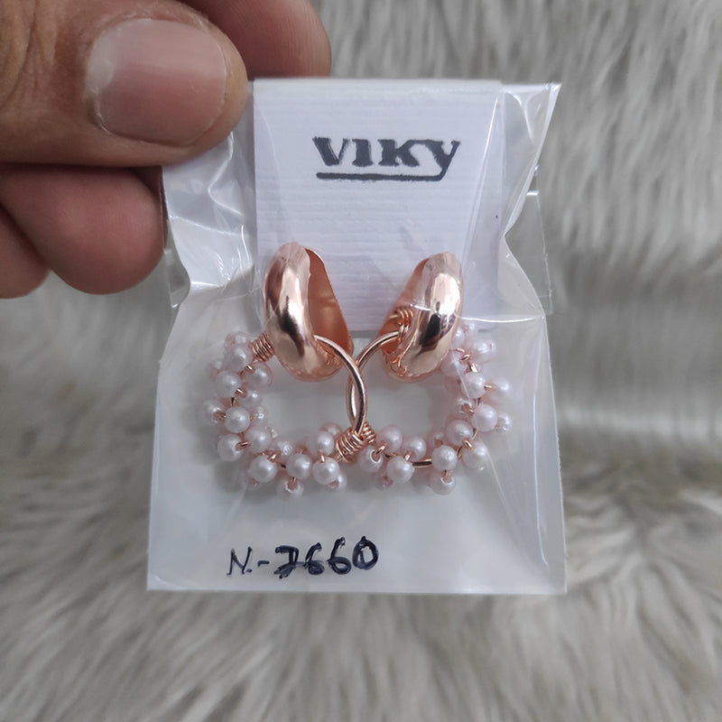 Viky Rose Gold Plated Dangler Earrings