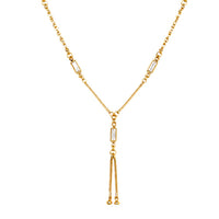 EtnicoFashion Gold Plated Anti Tarnish Chain Necklace for Women Stylish Trendy Necklace (N004W)