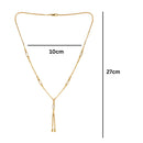 EtnicoFashion Gold Plated Anti Tarnish Chain Necklace for Women Stylish Trendy Necklace (N004W)