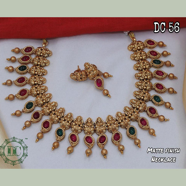 Diksha Collection Matte Finish Necklace Set