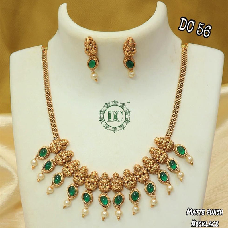 Diksha Collection Matte Finish Necklace Set