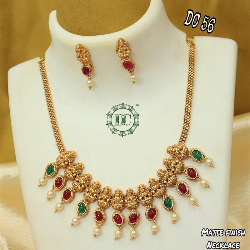 Diksha Collection Matte Finish Necklace Set