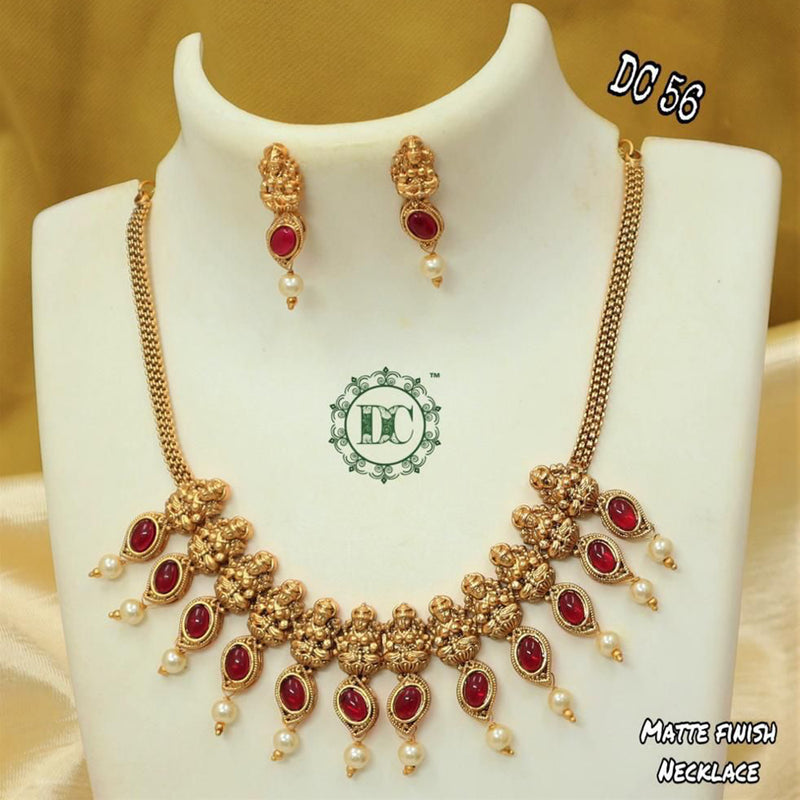 Diksha Collection Matte Finish Necklace Set