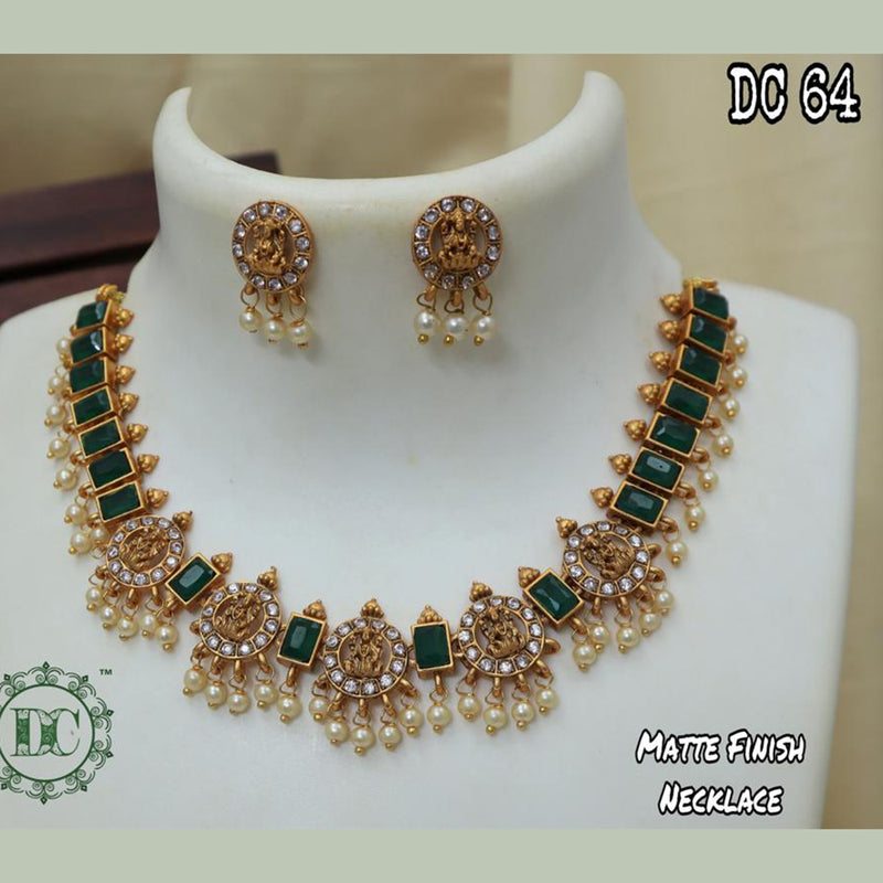 Diksha Collection Matte Finish Necklace Set