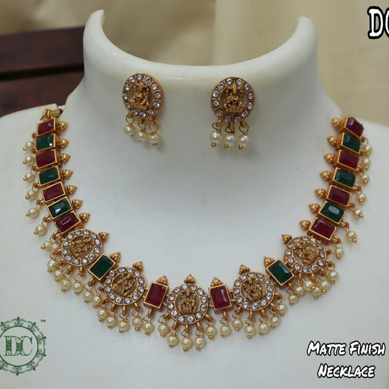 Diksha Collection Matte Finish Necklace Set