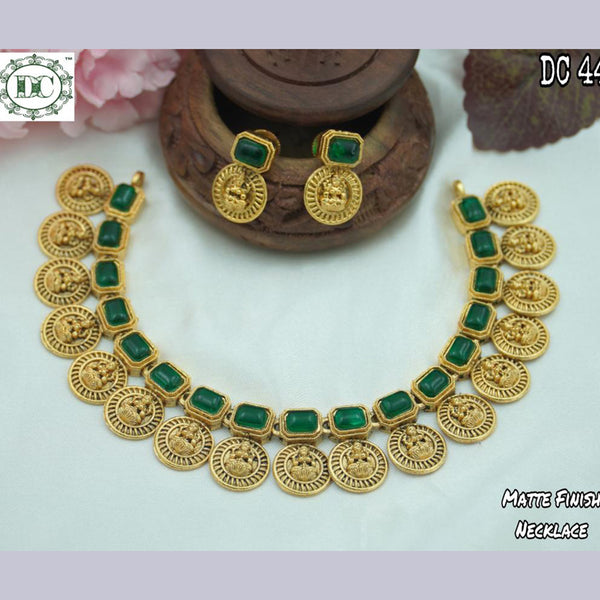 Diksha Collection Gold Plated Necklace Set