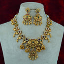 Diksha Collection Gold Plated Necklace Set