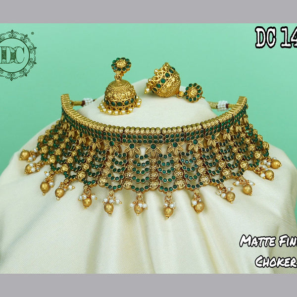 Diksha Collection Mate Finish Necklace