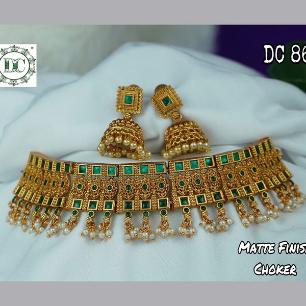 Diksha Collection Mate Finish Necklace