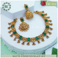 Diksha Collection Gold Plated Neckace Set