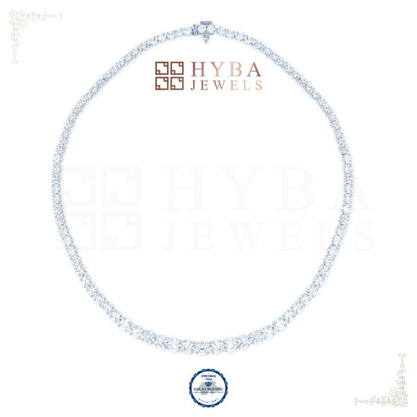 Classic Round Solitaire Necklace By Hyba Jewels
