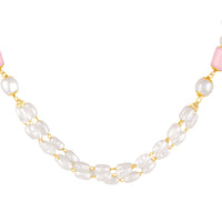 Mahi Stylish Pearl Bead Layered Necklace Set for Women & Girls with Gold Plating (NL1103867G)