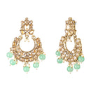 Mahi Traditional Kundan & Glass Beads Choker Jewellery Set with Earrings & Maang Tikka Necklace Set  for Women & Girls (NL1108134G)