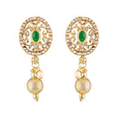 Mahi Traditional Kundan Multilayer Choker Necklace Set with Kundan & Artificial Pearls for Women | Bridal & Ethnic Jewellery with Earrings (NL1108146GGre)