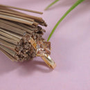 Etnico Ethnic Silver Oxidised Non Piercing Pressing Type Nosepins for women (NL181FL)