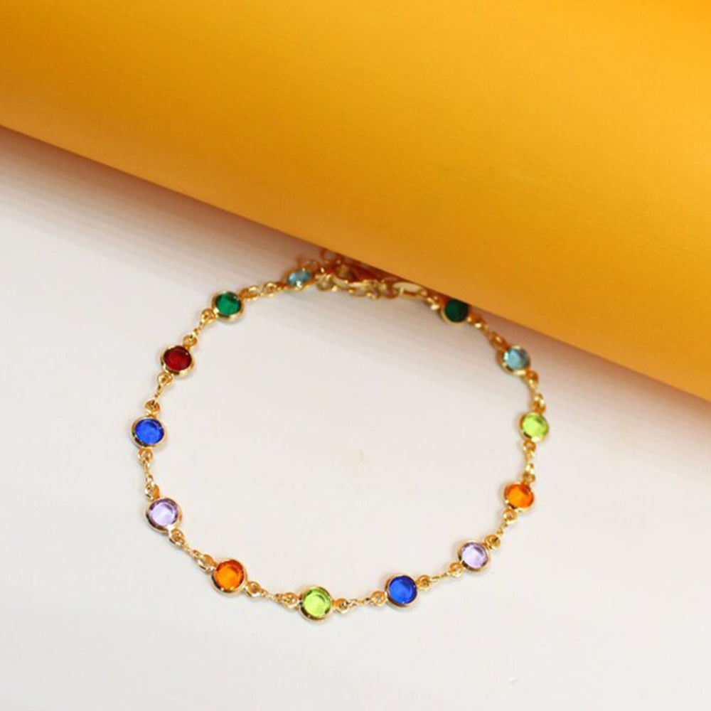 Mahavir Gold Plated Bracelet