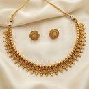 Js Fashion High Gold Designer Necklace Set 