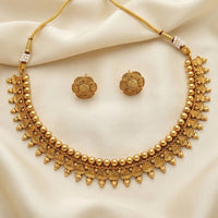 Js Fashion High Gold Designer Necklace Set 