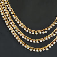 Js Fashion Premium Multi-Layer Pearl Necklace Set