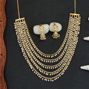Js Fashion Premium Multi-Layer Pearl Necklace Set