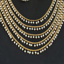 Js Fashion Premium Multi-Layer Pearl Necklace Set