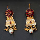 Js Fashion Royal Pota Stone And Meenakari Necklace Set