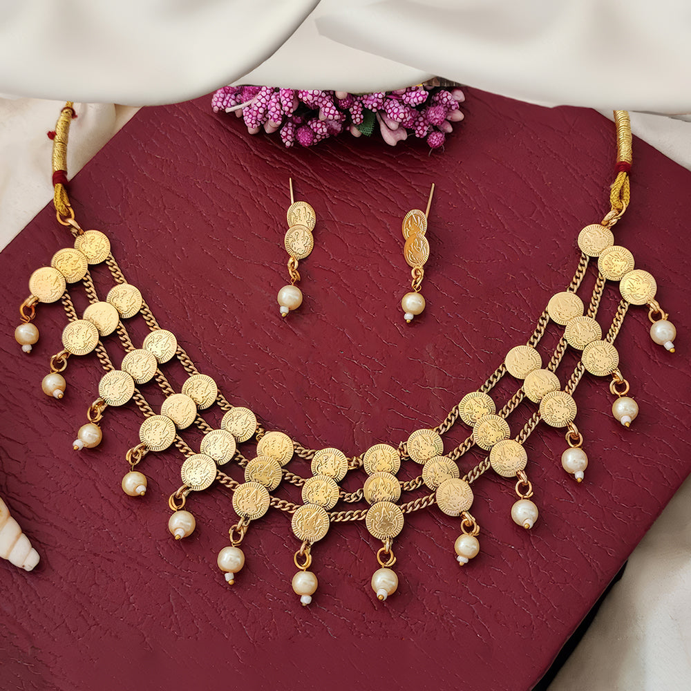 Js Fashion Graceful Temple Necklace Set