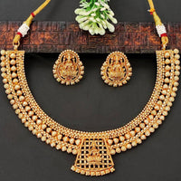 Js Fashion Beautiful Pota Stone And Pearl Necklace Set With Maching Earrings