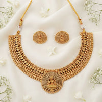 Js Fashion Beautiful Pota Stone And Pearl Necklace Set With Maching Earrings
