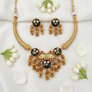 Js Fashion  Traditional Rajwadi Style Antique Necklace Set