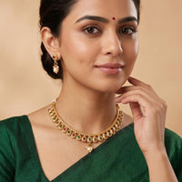 Js Fashion  Premium Party Wear Antique Necklace Set