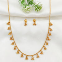 Js Fashion  Designer High Gold Lightweight Antique Necklace Set