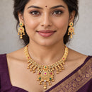 Js Fashion Pack of 3 Fancy Multicolor Oxidized Long Necklace Collection